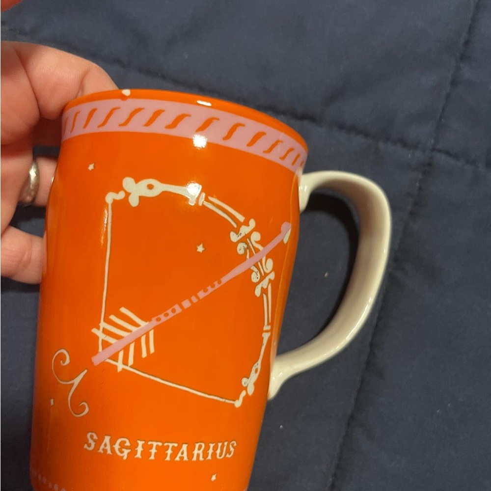 Anthropologie Orange and Pink Coffee & Tea Accessories